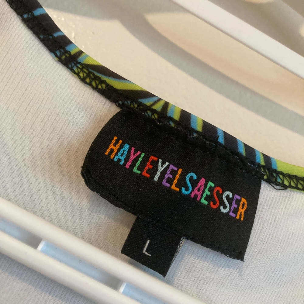 Hayley Elsaesser Palm Leaf Sports Bra Top Women’s Size Large - Picture 2 of 4